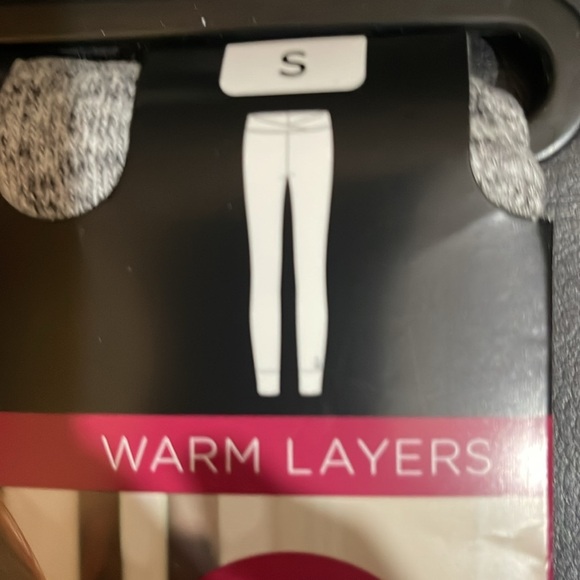 Cuddl Duds Gray SoftKnit Legging NEW SMALL - Picture 4 of 5